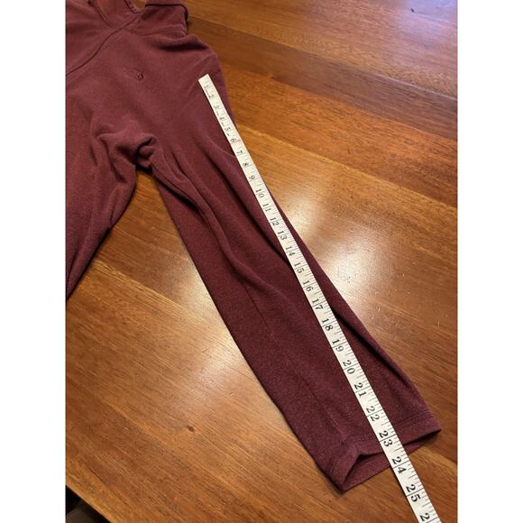 Large The North Face Burgundy Quarter Zip Fleece - Picture 9 of 9